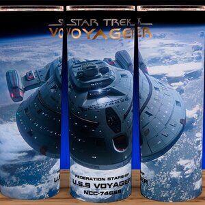 Star Trek Voyager Starship Cup Mug Tumbler 20oz